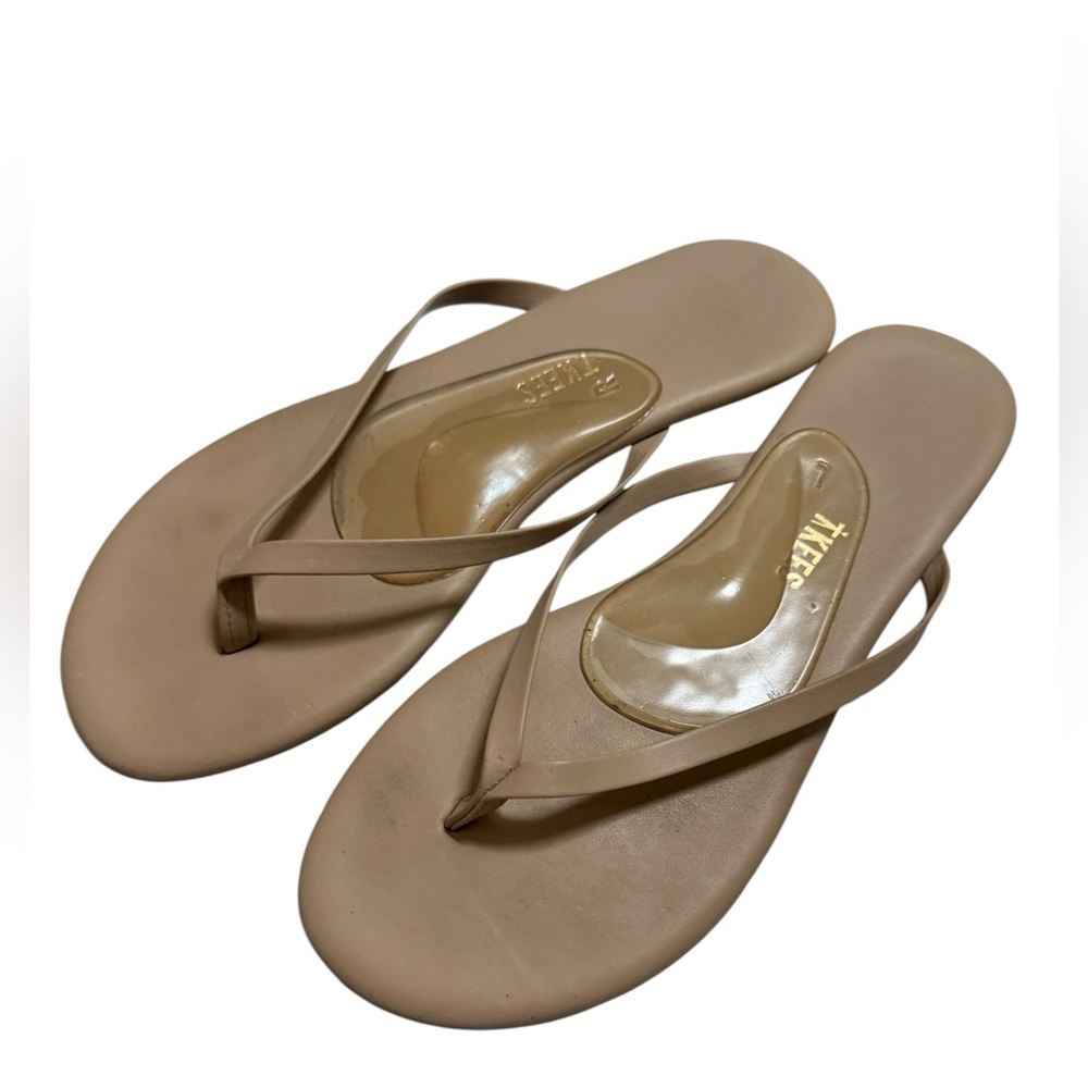 TKEES Women’s Lily Foundations Matte Flip Flop Coco Butter Tan - Size 7